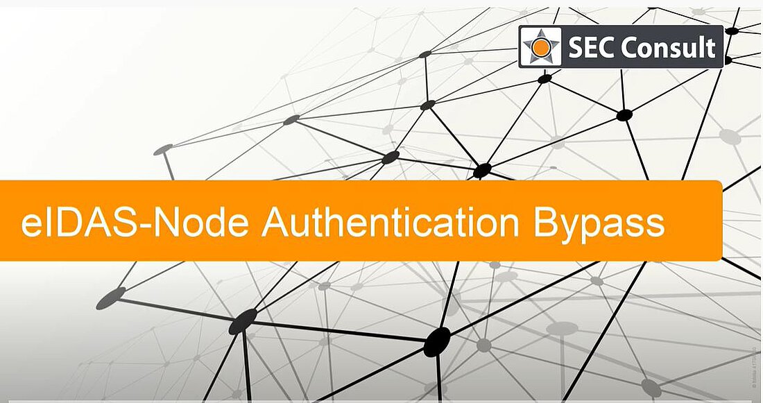 Banner of eIDAS-Node Authentification Bypass - SEC Consult