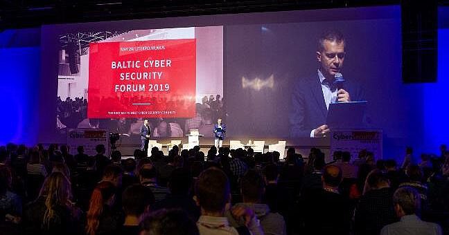 Publikum und Bühne beim Baltic Cyber Security Forum 2019 - SEC Consult