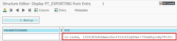 Successful exfiltration of data screen 2 - SEC Consult