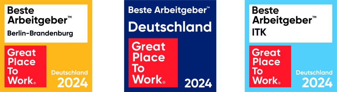Great Place top Work 2024 Badges