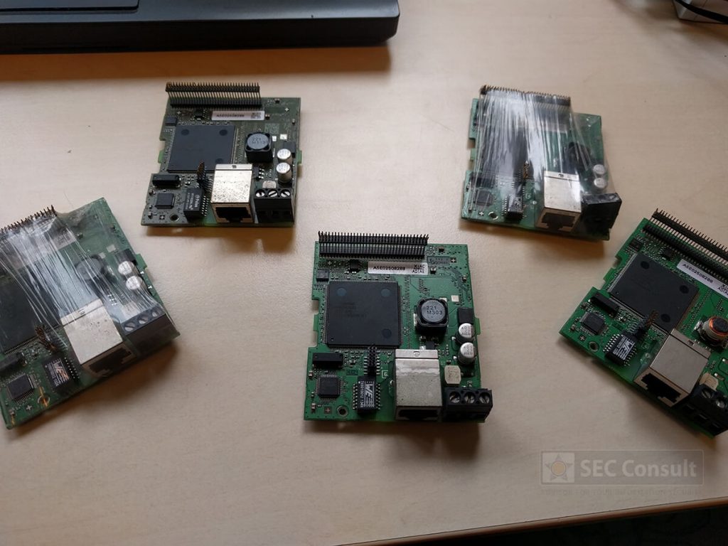 Example boards from a Chinese reseller - SEC Consult