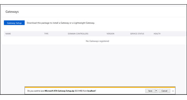Gateway Setupdownload screen - SEC Consult