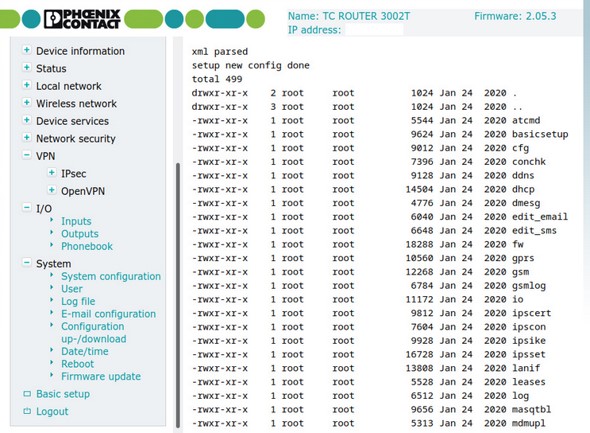 List of vulnerabilities from Phoenix Contact - SEC Consult