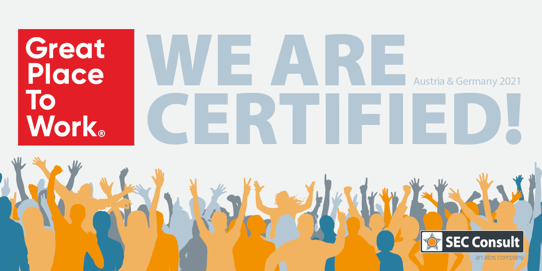 Great Place to Work: We are certified!
